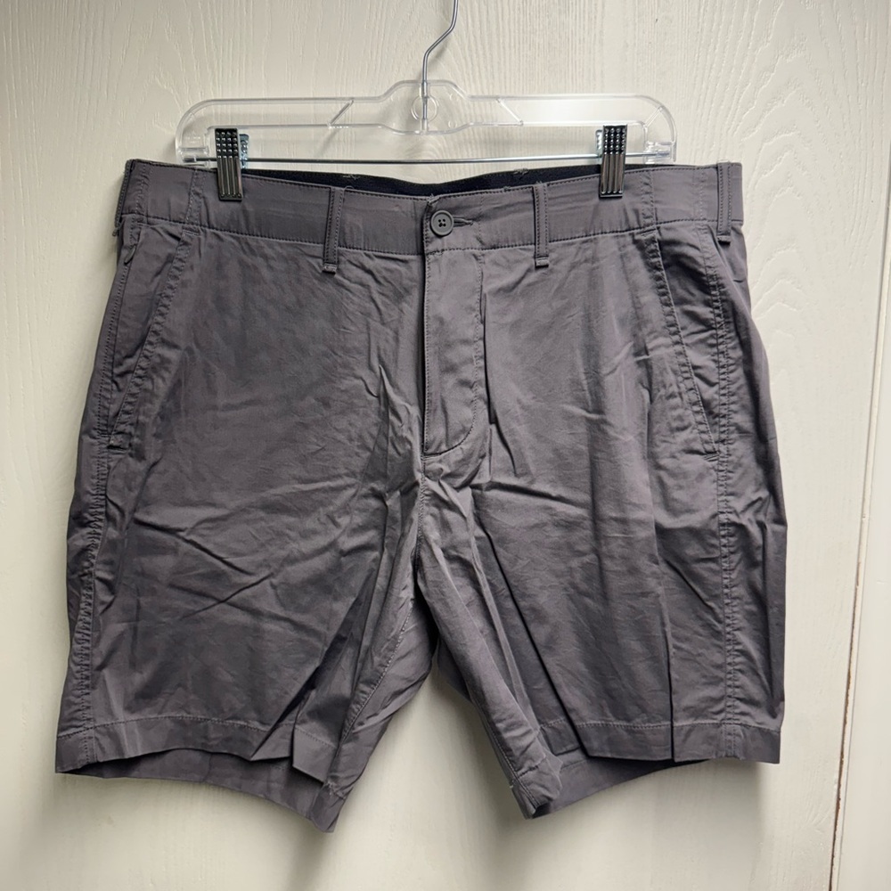 Abercrombie & Fitch Gray Flat Front Shorts